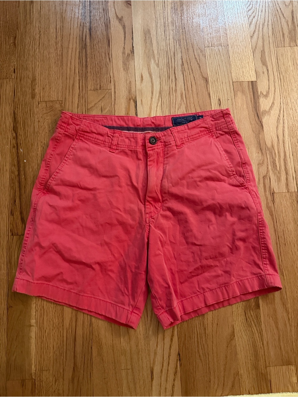 Vineyard Vines Coral Red Island Short Men's Shorts